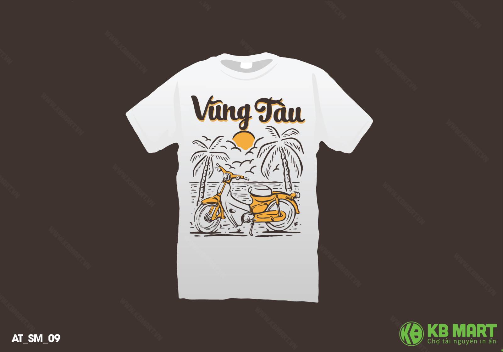 FIle in áo thun mùa hè thành phố biển Vũng Tàu
